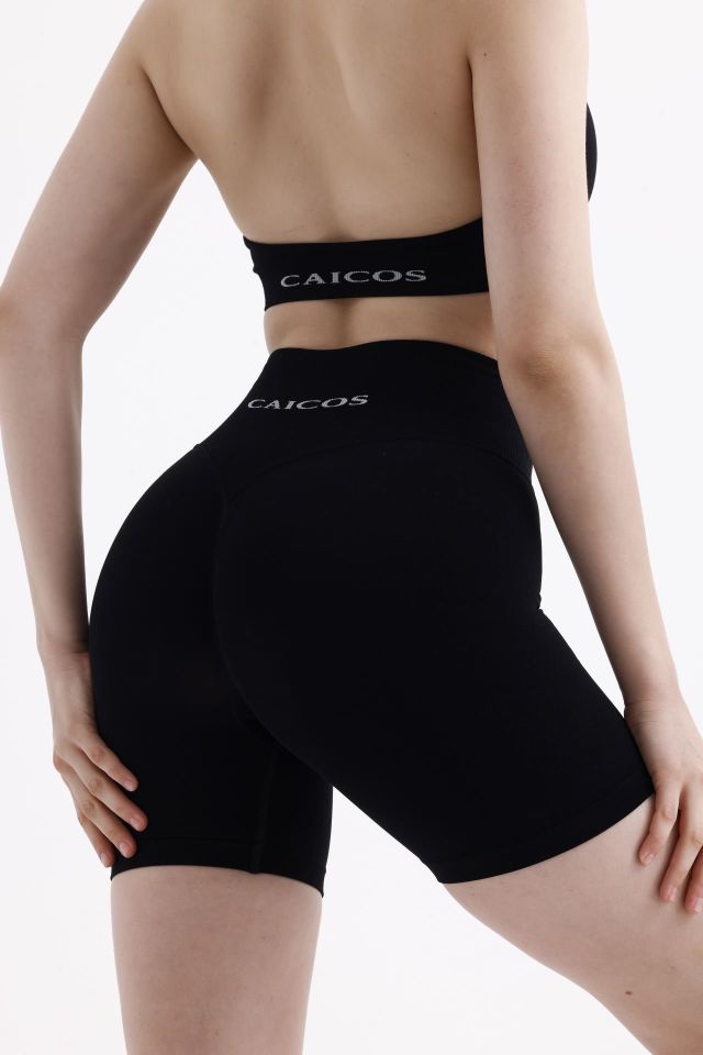 Second Skin Siyah Seemless Şort XS-S